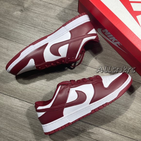 Nike Dunk Low Retro Men's 12.5 Team Red - Picture 8 of 11